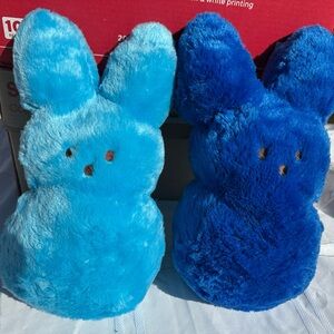 Set of Two Peeps Plush Bunny Toys pre owned